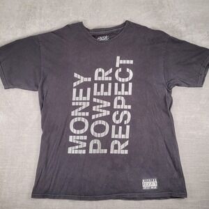 Rocksmith Money Power Respect Graphic Print T-Shirt‎ Men's Size XL